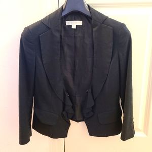 Black cropped blazer
